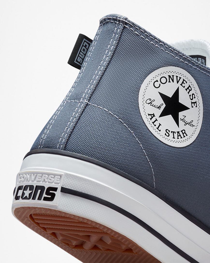 Dámské Skate Boty Converse CONS Chuck Taylor All Star Pro Šedé Bílé Černé | CZ NSHW74